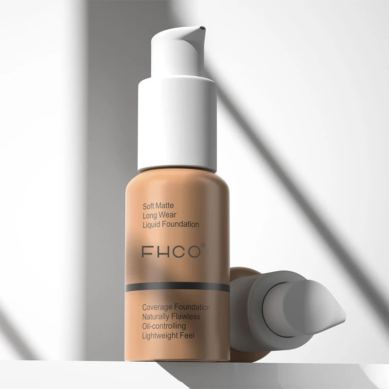 Custom 2023 Best Full Coverage Moisturizing Liquid Foundation Base Face Makeup Private Label Waterproof Vegan Matte Foundation