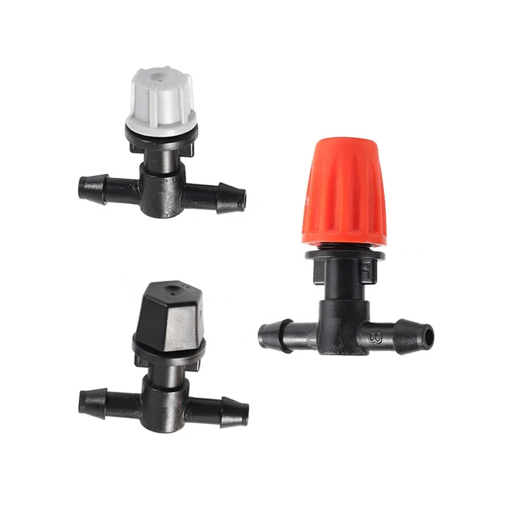 360 Degree Micro Irrigation Misting Nozzle Fog Mist Sprinkler Water Spray Nozzle for 1/4 Hose