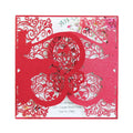 Wholesale Custom Square Laser Marriage Invitation Card and Customized Laser Cut Greeting Cards Birthday Invitation Cards