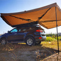 2024 Free Standing Car Side Foxwing Awning 270 Degree Canvass/Cotton Tent Single 4 Aluminum for 4-Season Outdoor Camping Beach