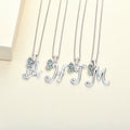 Colorful Wing 2024 Fine Jewelry Letter Initial Name Cz Custom Gold Womens Pendant Diamond Necklace