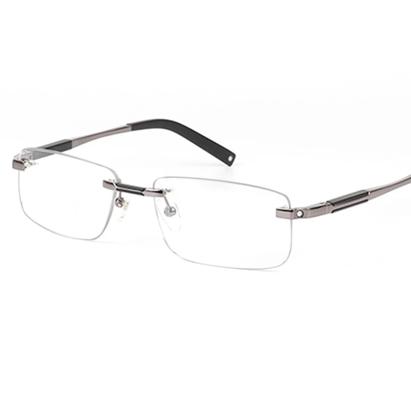 Brand Designer Titanium Glasses Rimless Mans Optical Glasses Frame Myopia Business Frameless Eyeglasses Frame Man