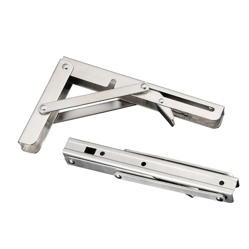 Manufacture Supplied Wall Mount Metal Bracket Stainless Steel Mounting Triangle Adjustable Bracket Heavy Duty Floating Shelf