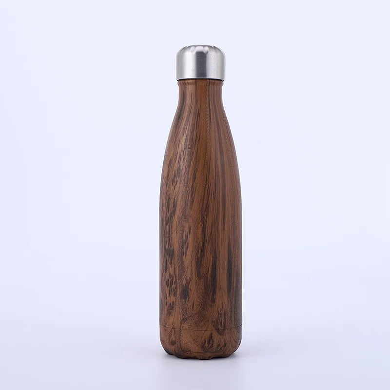 New product ideas 2025 custom logo stainless steel vacuum flask gym cola shaped water bottle for outdoors sports