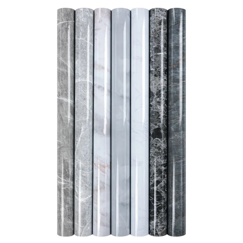 3D Modern Marble Wallpaper Peel and Stick Countertops for Kitchen Wallpaper Self Adhesive Backsplash for Bathroom Counter 0.18mm