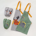 KEFEI Waterproof Children's Sleeveless Cooking & Painting Apron Polyester Casual Eco-Friendly for Kitchen Use