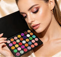 Private Label Eyeshadow Palette Metallic & Luminous Finish Dry Skin Tone Medium for Cosmetic Makeup Ready to Ship Your Logo