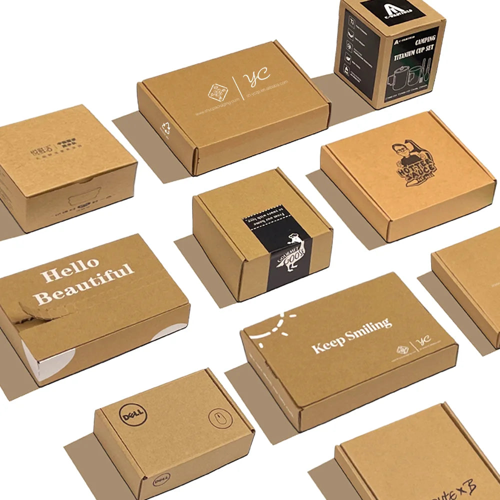 Luxury Custom Corrugated Cardboard Shipping Box for E-Commerce for Packaging Face and Eye Cream