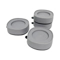 4pcs Self Adhesive Anti Slip Pad Anti Vibration Buffer Washer Feet Pad for Washing Machines and Dryers