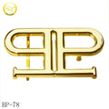 Design Your Own Waist Belt Buckle Custom Bag Parts Shiny Gold logo Belt Buckle Metal for Men