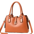 Simple Portable Large Capacity PU Leather Fashion Exquisite Handbags Ladies Bags