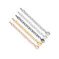 Stainless Steel Extender Chain with Clasps Findings for Jewelry Making Extender Chain with Logo Adjustable Chain