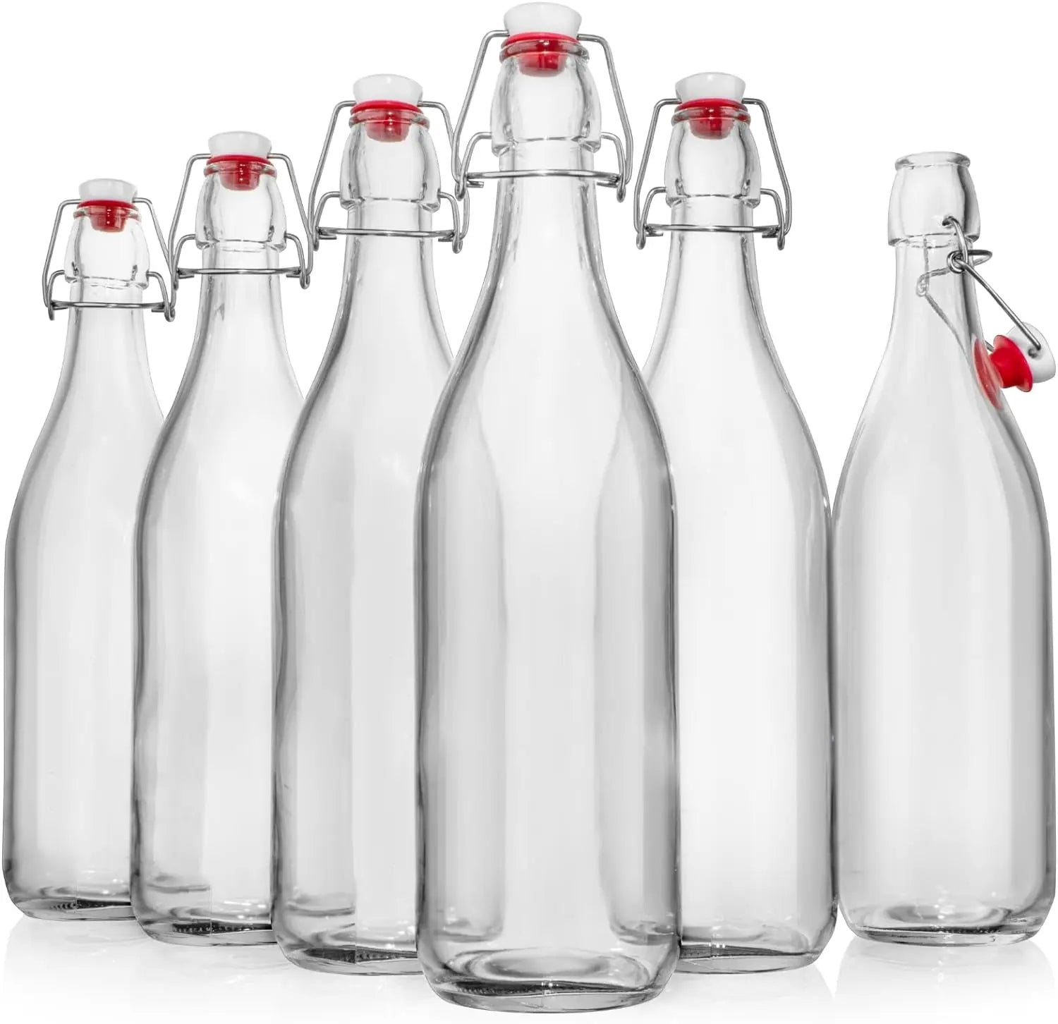 Ez Cap 500ml Flip-top Home Brew Beer Bottles Swing Top Grolsch Glass Bottles 16oz With Stoppers
