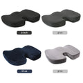 Grey Plush Fabric Memory Foam Woven Office Chair Cushion Orthopedic Floor Cushion with Removable & Washable Cover