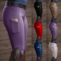 Wholesale Summer Equestrian Pants Elasticity Hip Lift Women Sports Ladies Equestrian Leggings