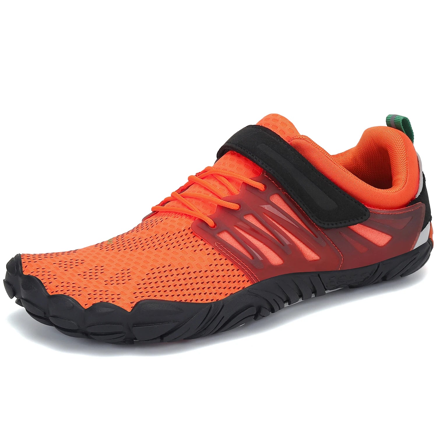 Orange Lace up and Magic Strap Barefoot Yoga Gym Training Fitness Sport Running Shoes for Women