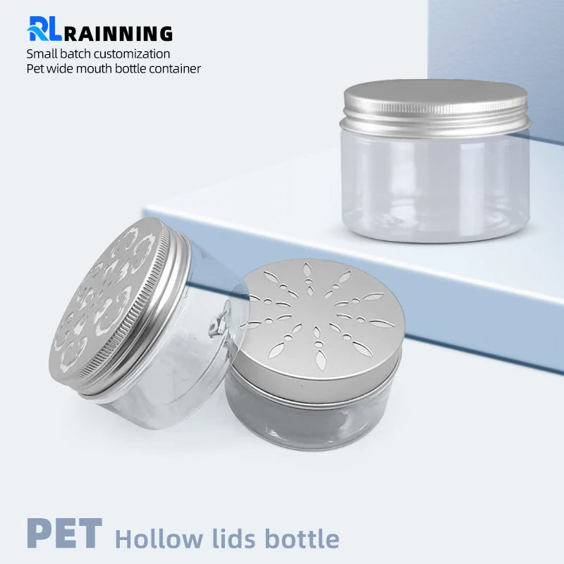 100ml 120ml 150ml Pet Plastic Jar with Hole Cap air Freshener Container