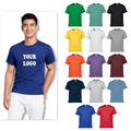 Wholesale Blank T Shirt Custom 100% Cotton T-shirt Printing logo for Mens Plain t Shirts Printed White Black T Shirt