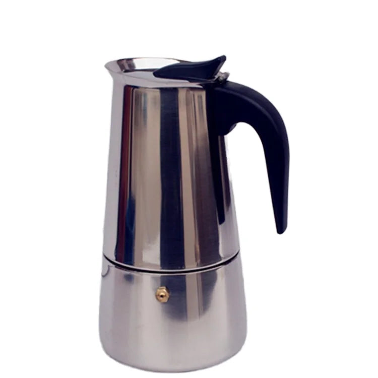 Modern Design Hotel Bar Set Portable Stainless Steel Moka Coffee Maker Eco-Friendly Espresso Drinkware for Home Use