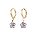 DAIHE Ins Korean Fashion Flower Earrings Sweet and Cute Daily Wear Earrings