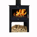 Modern Design High Thermal Efficiency Steel Fireplaces Multipurpose for Home Heating Cooking Roasting Bread Corn Wood Burning