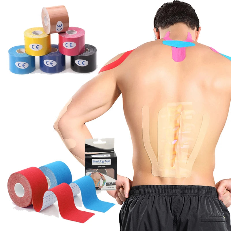 Therapy Cure Kinesiology Tape Hypoallergenic Tape Kinesiology and Sports Tape