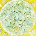 Gradient Pearl Flower Bowknot Bow Tie Acrylic Loose Beads Charms for Earring Bracelet Diy Jewelry Craft Making Phone Chain