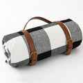 Factory Sale Bohemian Waterproof Picnic Mat Low Price Acrylic Suede Roll up Blankets for Camping