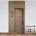 Foshan Manufacturer Fireprotection Panel Doors Wood Oak Fireproof Soundproof Door Fire Rated Hotel Room Doors