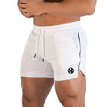 Custom Logo Summer Gyms Workout Running Men Elastic Waist Quick Dry Basketball Drawstring Shorts Fitness Comfortable