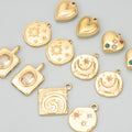MF07  4pcs/lot Wholesale Jewelry Accessories316L Stainless Steelnickel Freecharmsdiy PendantsNecklace Making Findings