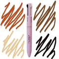2023 Hot Selling Private Label 4 in 1 Eyeliner Multifunctional Highlighter Eyebrow Pencil Lip Liner