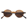 Mazzuchelli New Retro Vintage Small Round Frame Acetate Sunglasses