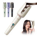 Fast Heating Hair Culer Anti-Scald Anti-Tangle Auto Shut-Off Automatic Rotating Curling Iron with 4  Temperature Settings