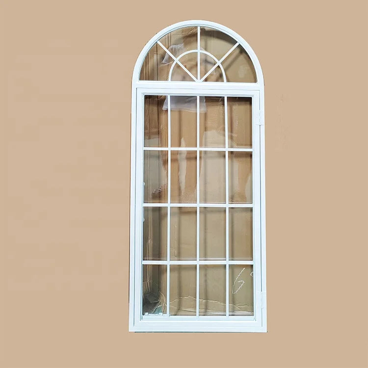 Arched Window with Grill Design Glass Window French windows with Arches