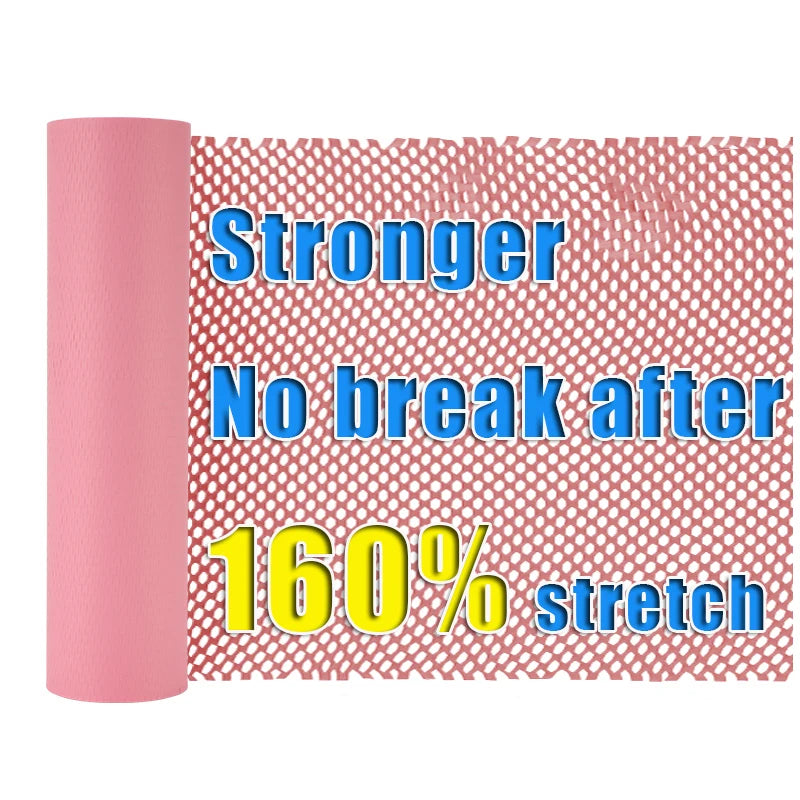 Custom Logo 250M Decorations Color Void Filler Recyclable Cushion Kraft Honeycomb Packaging Paper Pink