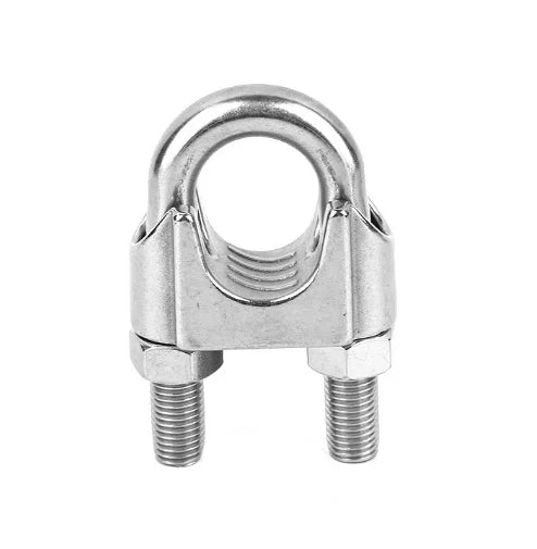 M3 M4 Small Stainless Steel Wire Rope Cable Clip Clamp
