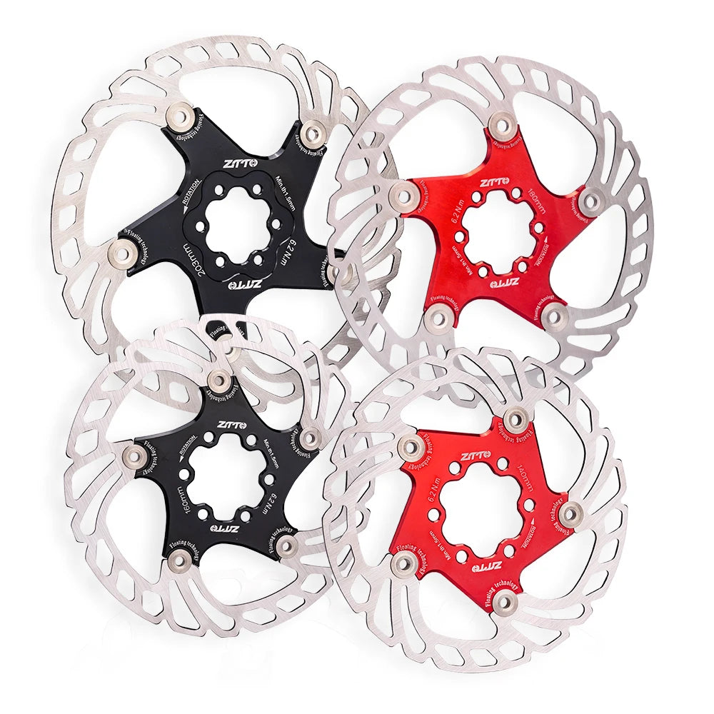 ZTTO MTB Bicycle Brake Floating Rotor 140/160/180/203mm Bike Stainless Steel Disc Brake Rotor Mountain Road Parts MegaBDM