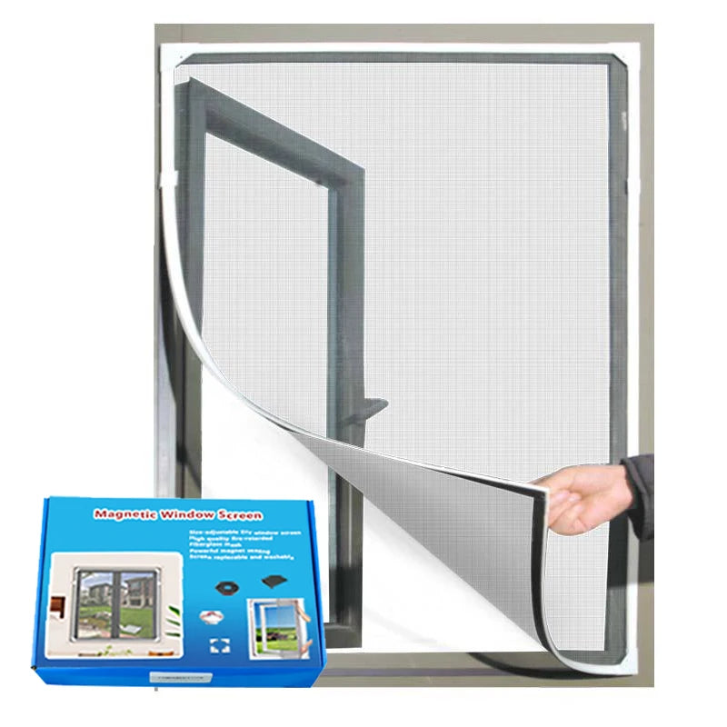Modern Designed Magnetic Window Screen Netting Mosquito Nets for Windows