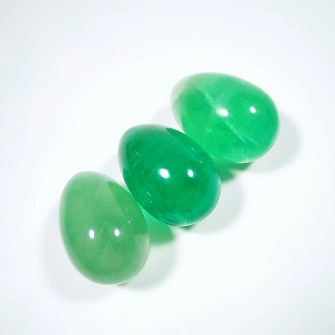 2026 Natural Yoni Egg Set Jade Egg Vaginal Muscle Fluorite Firming Kegel Exercise Crystal Yoni Wand Feminine Hygiene Massage Stone