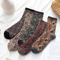 Vintage Socks Fall Winter Fashion Woman Calcetines Harajuku Women Skarpetki Kobieta Skarpety Damskie