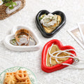 Wholesale Luxury Heart-Shaped Ceramic Display Plate Photo Props Jewelry Storage Tray for Home Kitchen & Bathroom Accessories