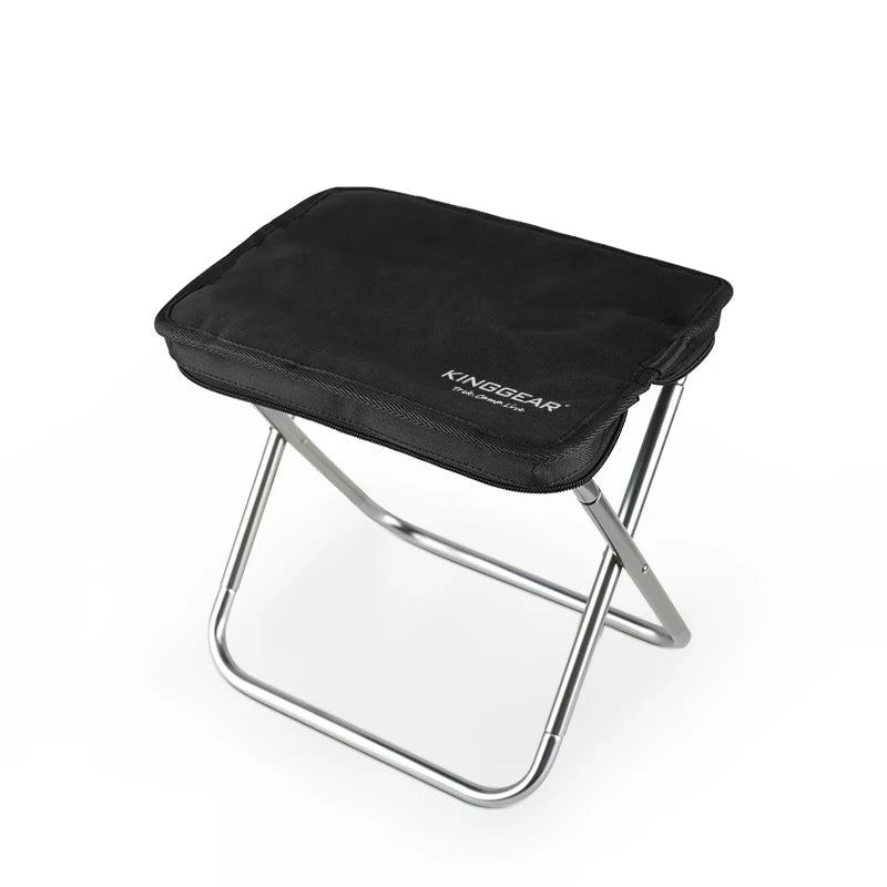 RTS Mini Camp Stool Lightweight Portable Compact Ultralight Stainless Steel Outdoor Furniture Folding Chair Fishing Picnic MegaBDM