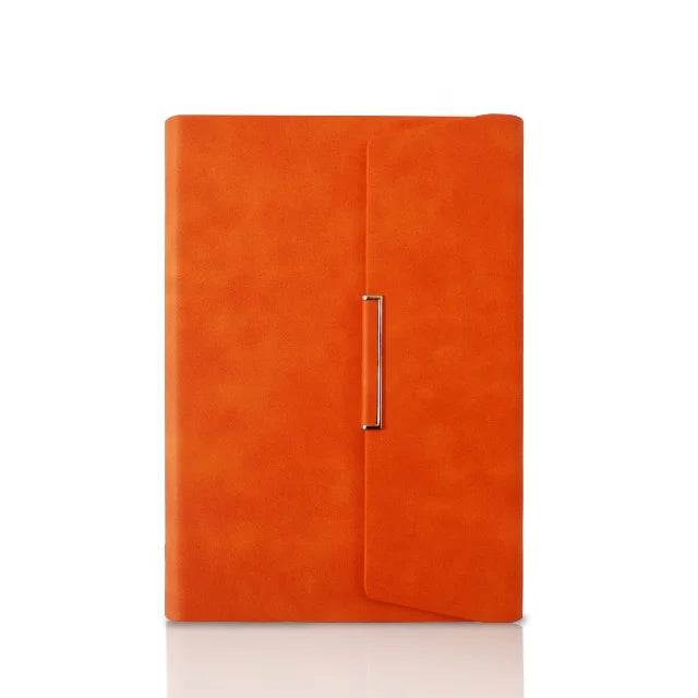 Customizable A5 6-Ring Diary Notebook PU Leather Private Label Loose-Lef Binder Magnetic Spiral Notebook Features Customized