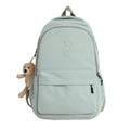 2024 Summer New Shoulder Bag Korean Girls Backpack Solid Color Large Capacity Student Schoolbag