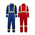 MAQVOB Reflective Fire Retardant Fireproof Coverall Construction Uniforms Workwear Flame Resistant Welder