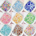 200pcs Multi-Colored 3x6mm Peanut Shape Glass Seed Beads for DIY Craft Projects Bracelets Necklace Jewelry Making