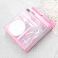 Makeup Tools Set 8pcs Beauty Tools Kit Stainless Steel Eyelash Curler Eyelash Tweezers Eyebrow Comb Eyebrow Clip Scissors Mirror