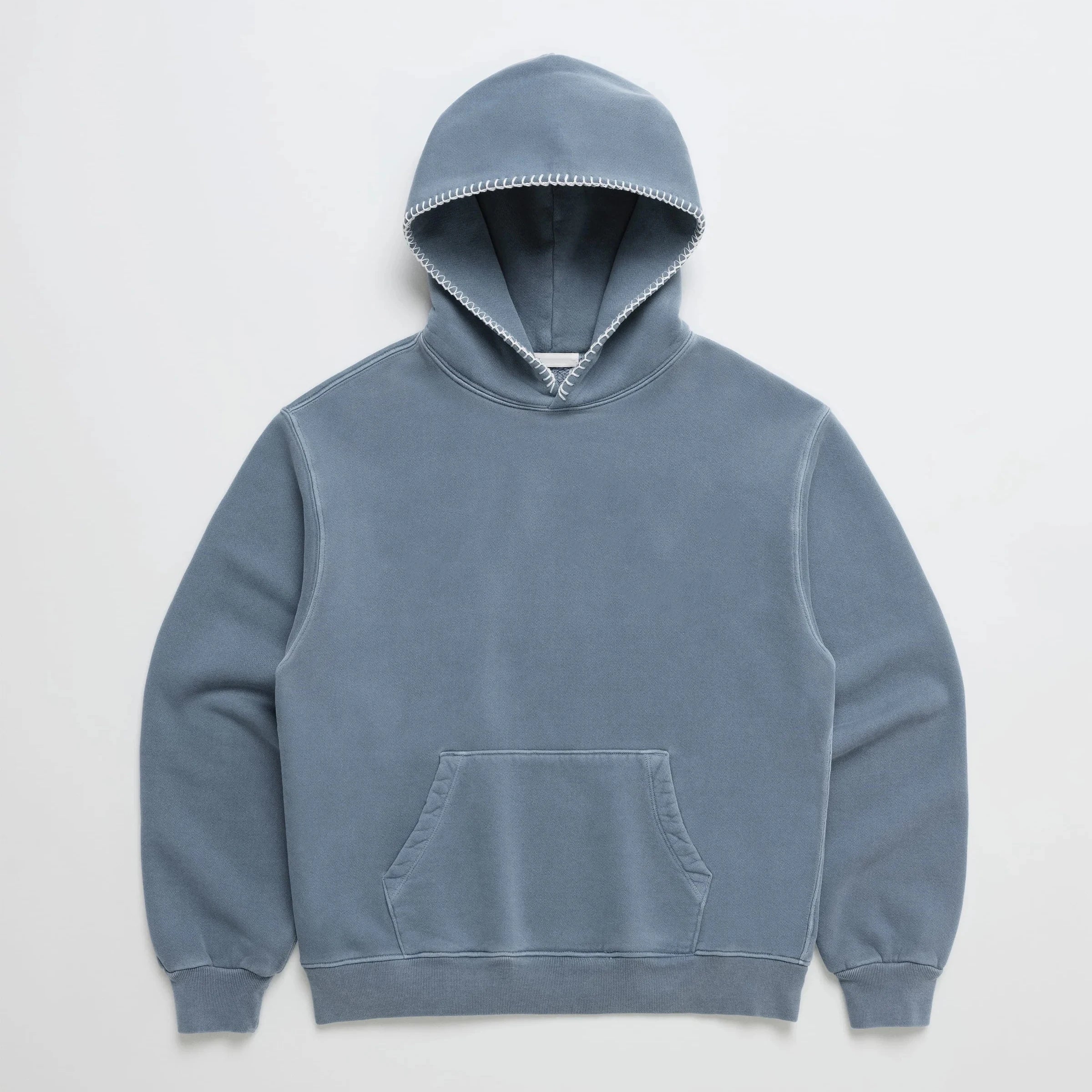 Premium Women's Relaxed Fit Heavyweight 100% Cotton Fleece Hoodies Ribbed Hem Hooded Hoodies