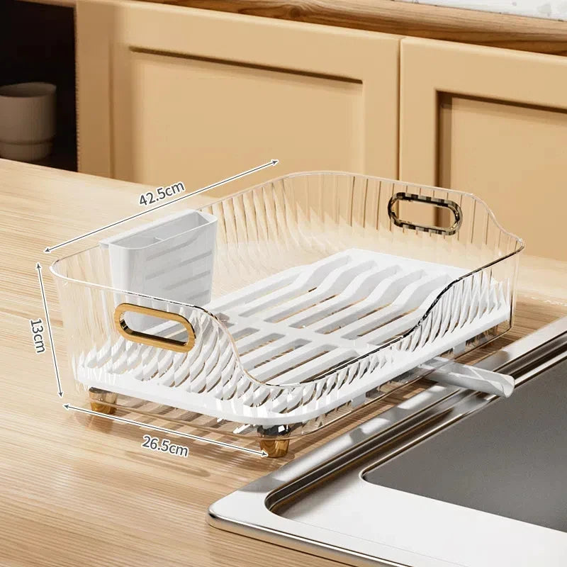 Customizable Environmental Plastic Kitchen Countertop Shelf for Drain Bowl Rack & Fruit Storage Tableware Storage Bins & Boxes